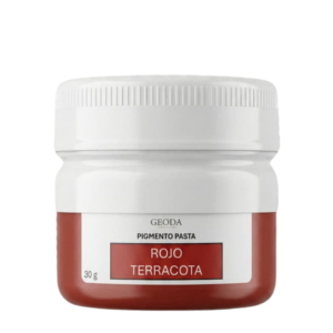 Rojo Terracota sólido en pasta | Pigmento epóxico