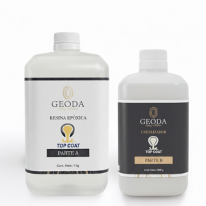 Top Coat Epóxico | Resina Autonivelante Alto Brillo